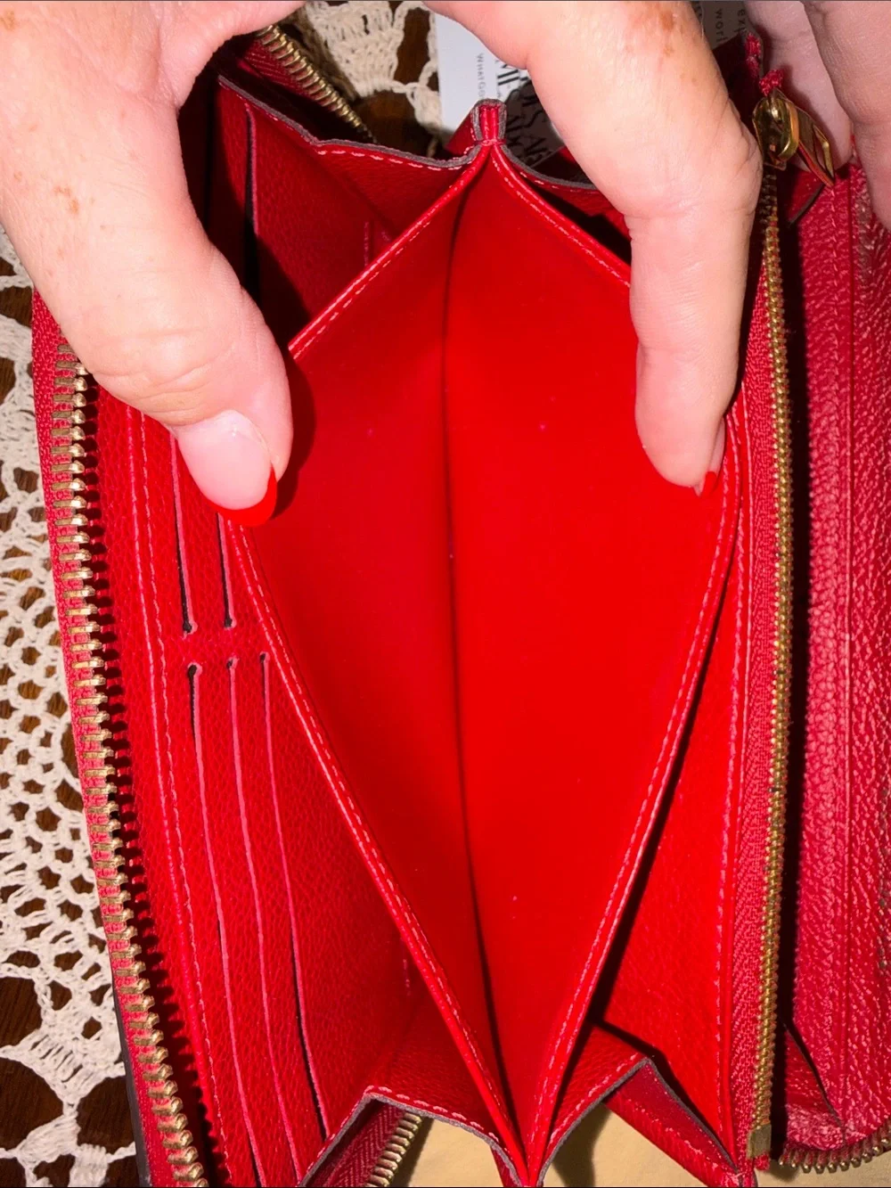 Louis Vuitton Red Zip Wallet 2020